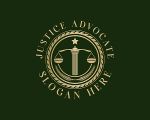 Prosecutor - Justice Prosecutor Judiciary logo design