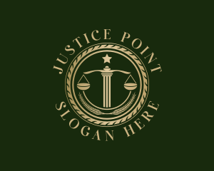 Judiciary - Justice Prosecutor Judiciary logo design