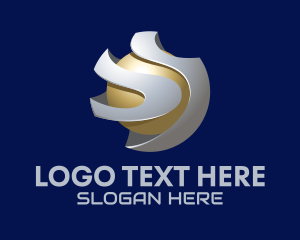 International - 3D Global Company logo design