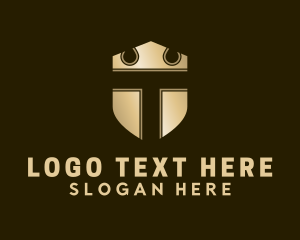 Generic Shield Letter T Logo