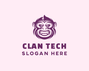Clan - Wild Monkey Clan logo design