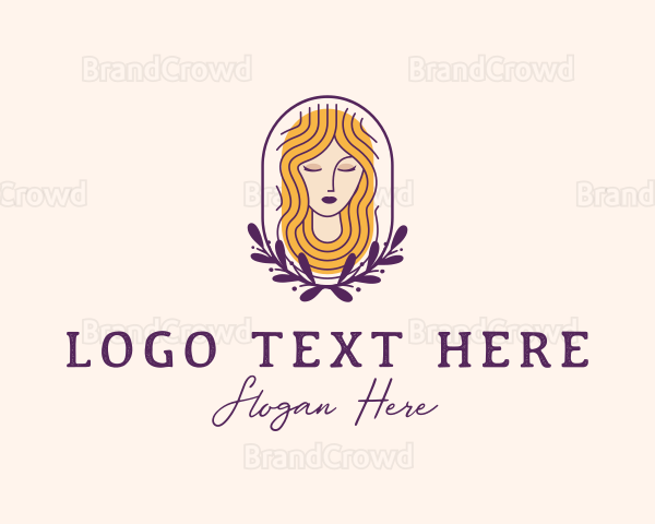 Floral Beauty Woman Logo