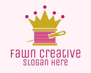 Gold Crown Yarn  logo design