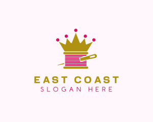 Gold Crown Yarn  logo design