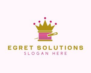 Gold Crown Yarn  logo design