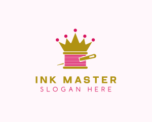 Gold Crown Yarn  logo design