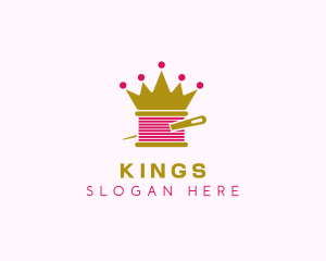 Gold Crown Yarn  logo design