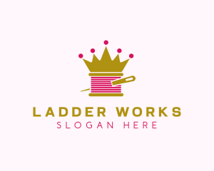 Gold Crown Yarn  logo design