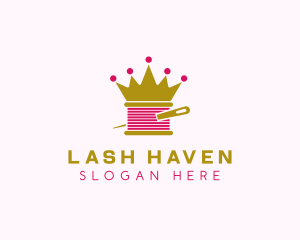 Gold Crown Yarn  logo design