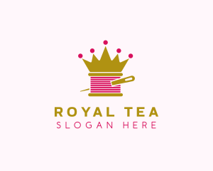 Gold Crown Yarn  logo design