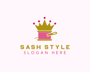 Gold Crown Yarn  logo design