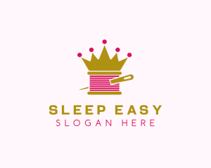 Gold Crown Yarn  logo design