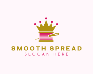 Gold Crown Yarn  logo design