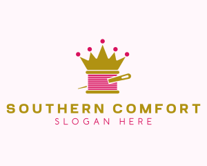 Gold Crown Yarn  logo design