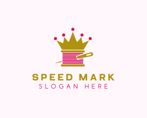 Gold Crown Yarn  logo design