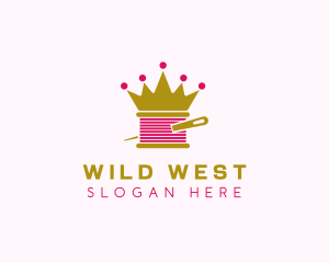 Gold Crown Yarn  logo design