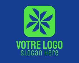 Geometric Tech App  Logo