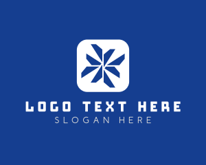 Provider - Geometric Tech App logo design