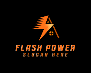 Flash Lightning Energy logo design