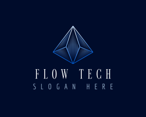 Pyramid Tech Company logo design