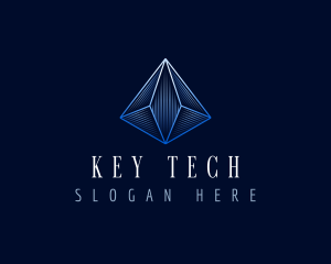 Pyramid Tech Company logo design