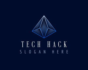 Pyramid Tech Company logo design