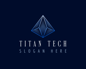 Pyramid Tech Company logo design