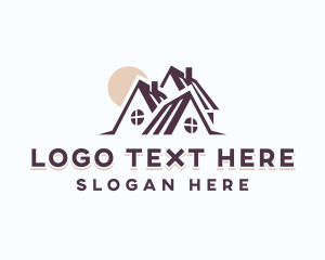 Mortgage - Home Improvement Roofing logo design