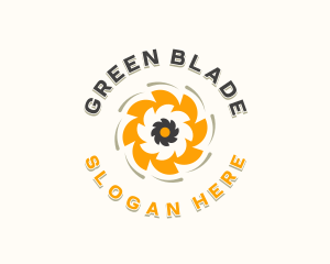 Flower Fan Blade logo design