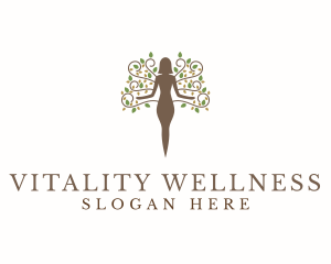 Mother Nature Wellness  logo design