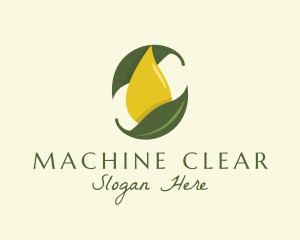 Herbal Medicine - Organic Oil Leaf logo design