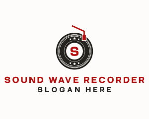 Music Record Vinyl logo design