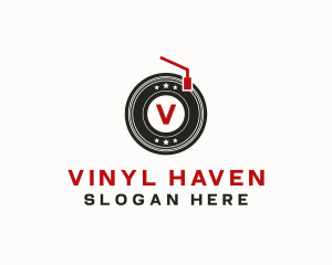 Vinyl - Music Record Vinyl logo design