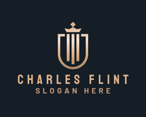 Legal - Crown Pillar Shield logo design