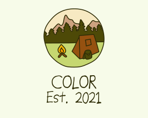 Environmental - Nature Campsite Destination logo design