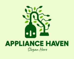 Nature Vacuum Cleaner  logo design