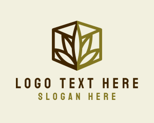 Hemp - Weed Package Box logo design