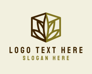 Botanical - Weed Package Box logo design