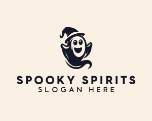 Halloween - Scary Halloween Ghost logo design