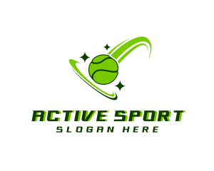 Player - Tennis Ball Sports logo design