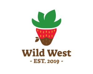 Cowboy - Strawberry Choco Cowboy logo design