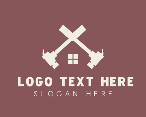 House - Hammer House Builder logo design