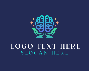 Mental - Brain Mental Health logo design
