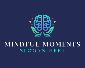 Mental - Brain Mental Health logo design