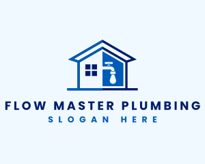 Plumbing - Plumbing House Faucet logo design