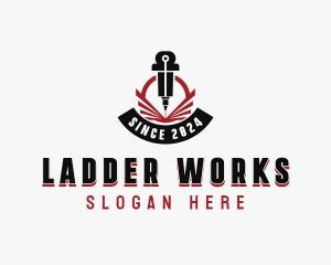 Laser Metalworks Machinery logo design