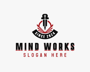 Laser Metalworks Machinery logo design