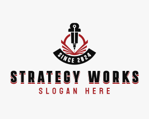 Laser Metalworks Machinery logo design