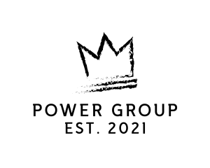 King Crown Ink Hipster logo design