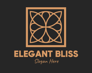 Elegant Floral Tile Pattern  Logo